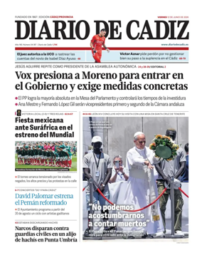 Cover of Diario de Cadiz