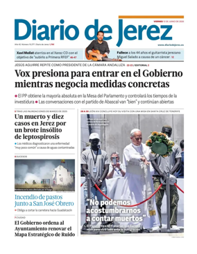 Cover of Diario de Jerez