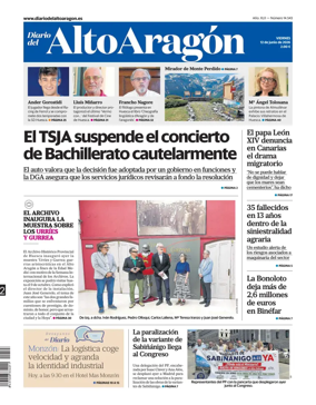 Cover of Diario del Alto Aragon