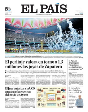 Cover of EL PAIS National