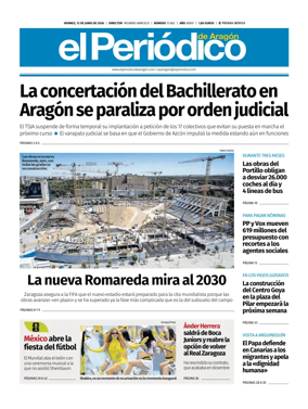Cover of El Periodico Aragon