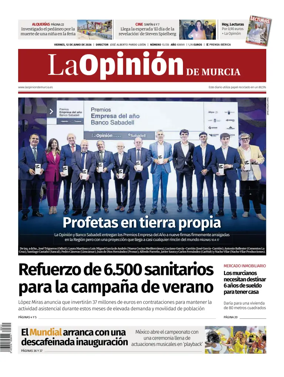 Cover of La Opinion de Murcia