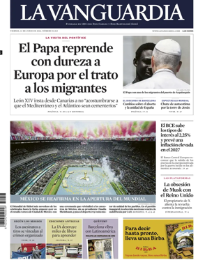 Cover of La Vanguardia (1st Edition)