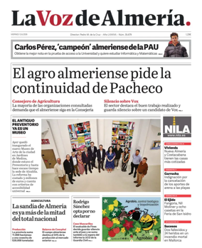 Cover of La Voz de Almeria