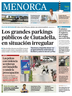 Cover of Menorca Diario Insular