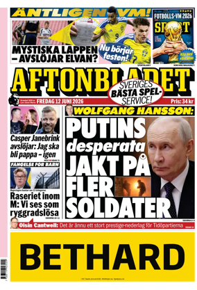 Cover of Aftonbladet