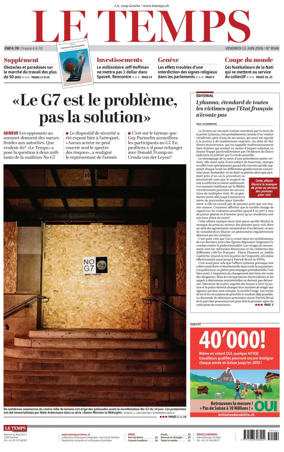 Cover of Le Temps
