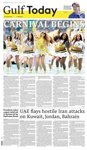 Cover of Gulf Today