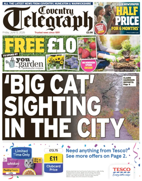 Cover of Coventry Telegraph