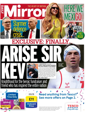 Cover of Daily Mirror