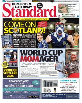 Cover of Dumfries & Galloway Standard