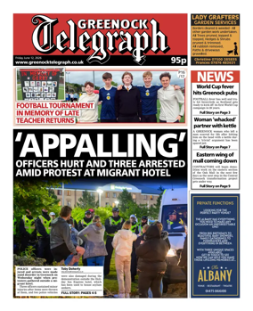 Cover of Greenock Telegraph