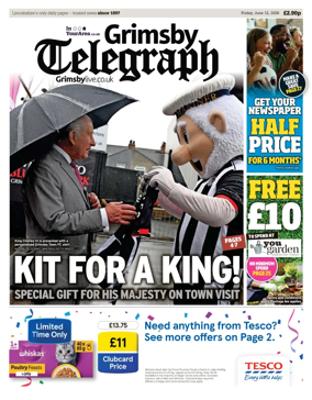 Cover of Grimsby Telegraph