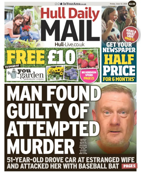 Cover of Hull Daily Mail