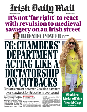 Cover of Irish Daily Mail