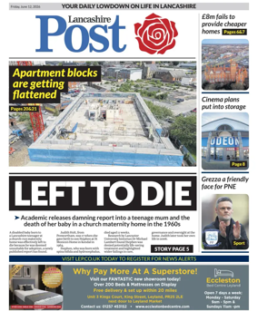 Cover of Lancashire Evening Post