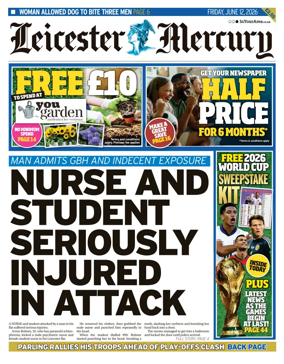 Cover of Leicester Mercury