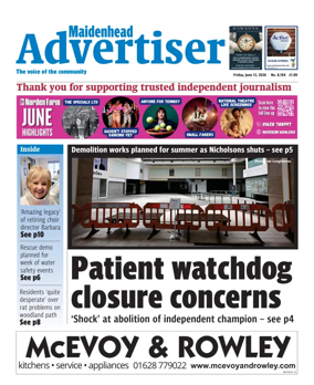 Cover of Maidenhead Advertiser