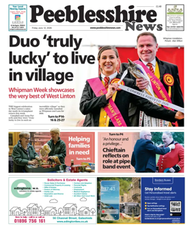 Cover of Peebleshire News