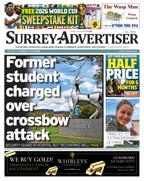 Cover of Surrey Advertiser