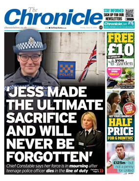 Cover of The Chronicle (South Tyneside and Durham)