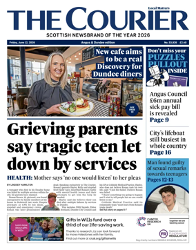 Cover of The Courier & Advertiser (Angus and Dundee)