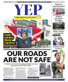 Cover of Yorkshire Evening Post