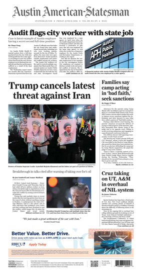 Cover of Austin American-Statesman