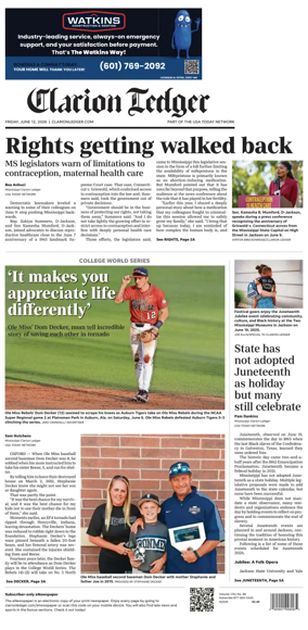 Cover of Clarion Ledger
