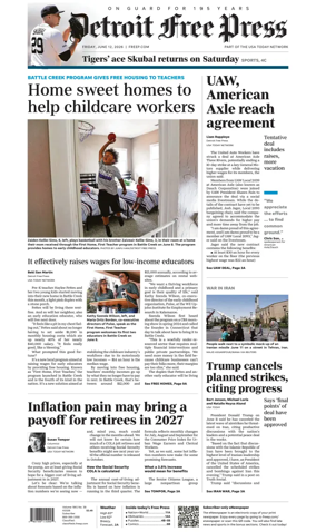 Cover of Detroit Free Press
