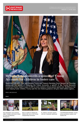 Cover of East Idaho News