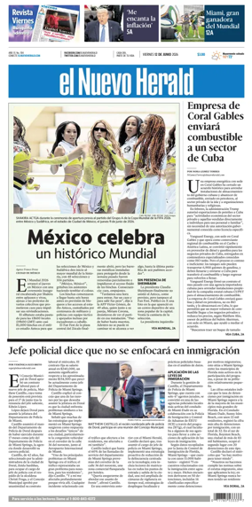 Cover of El Nuevo Herald