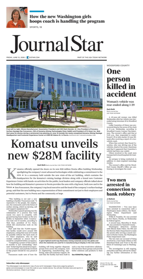 Cover of Journal Star (Peoria)