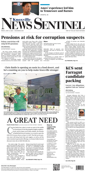 Cover of Knoxville News Sentinel