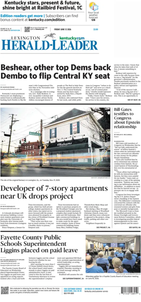 Cover of Lexington Herald-Leader