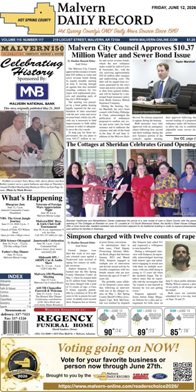Cover of Malvern Daily Record