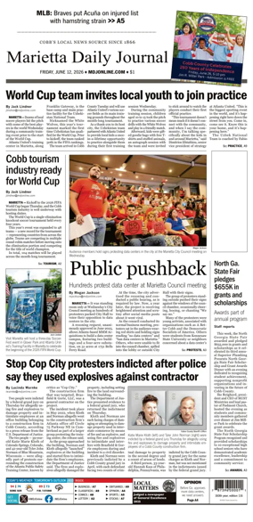 Cover of Marietta Daily Journal