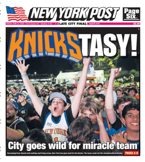 Cover of New York Post