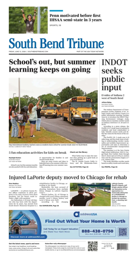 Cover of South Bend Tribune