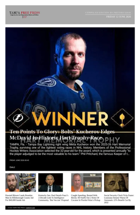 Cover of Tampa Free Press