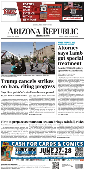 Cover of The Arizona Republic