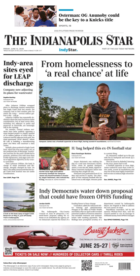 Cover of The Indianapolis Star