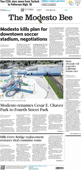 Cover of The Modesto Bee