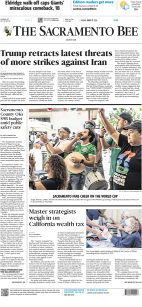 Cover of The Sacramento Bee