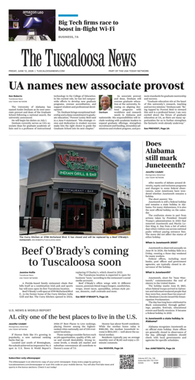 Cover of The Tuscaloosa News