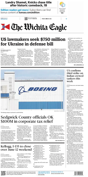 Cover of The Wichita Eagle