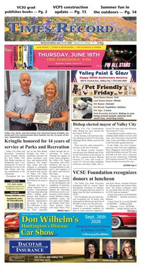 Cover of Valley City Times-Record