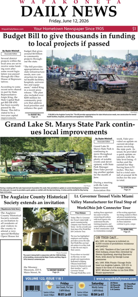 Cover of Wapakoneta Daily News