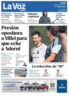 Cover of La Voz del Interior