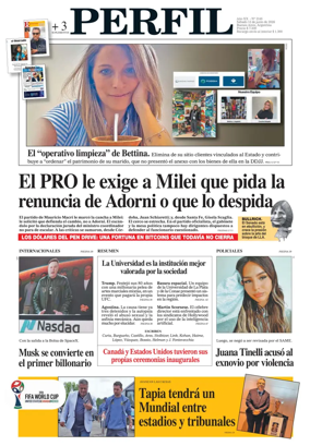 Cover of Perfil (Sabado)